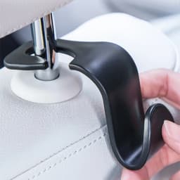 2Pcs Multi-functional Auto Seat Headrest Hanger Bag Hook Holder, For Bag Purse Cloth Grocery Storage,Car Interior Accessories