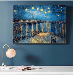 Print Poster Picture Wall House Decoration Murals Van Gogh Oil Painting Works Sunflower Apricot Abstract A4 A3 A2 Canvas Art