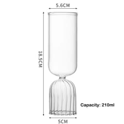 Creative Cocktail Glass - Porcupine Fish/Swan/Rose/Octopus/Bird Design Cocktail Glass, Novelty Drink Cup for KTV Bar Night Party