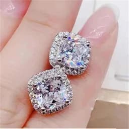 CC Ladies Stud Earrings S925 Silver Needle Yellow CZ Diamant Luxury Fashion Jewelry Party Accessories Ears Brincos CCE643