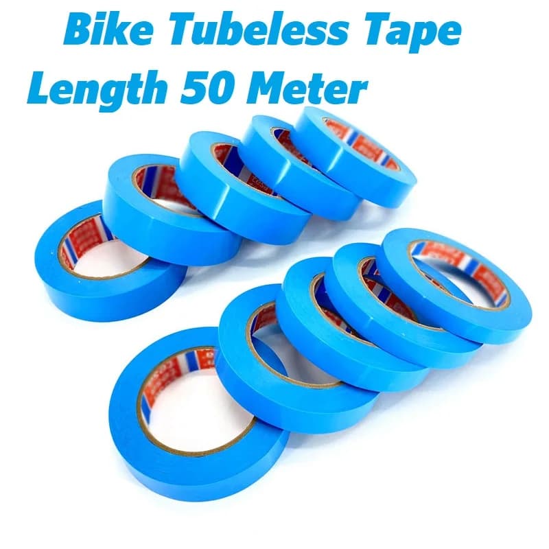 50 Meter Bike Tubeless Tape Rim Seal Tape 10-13-15-17-19-21-23-25-27-29-31-33mm For MTB Road Bicycle Folding Bike Tubeless Tire