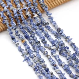 40cm Natural Blue Turquoises Stone Irregular Chips Gravel Loose Beads for Women Bracelet Jewelry Accessories Size 3x5-4x6mm