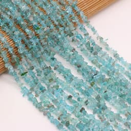 40cm Natural Blue Turquoises Stone Irregular Chips Gravel Loose Beads for Women Bracelet Jewelry Accessories Size 3x5-4x6mm