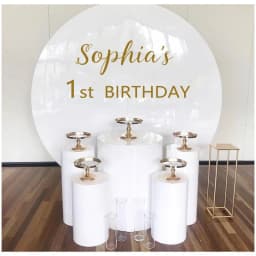 Birthday Party Vinyl Wall Decals Custom Names And Texts Wall Plexiglass Board Sticker Parties Wedding Ceremony Decoration Arts