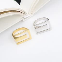 Minimalist 925 Sterling Silver Width Rings For Women Trendy Creative France Gold Plated Elegant Bride Jewelry Gifts