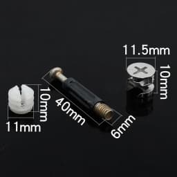20pcs Thickening 3 In1 Furniture Connecting Hardware Set Cam Screw Eccentric Wheel Nut Cam Lock Nut for Wardrobe Splicing Cabine
