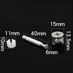 20pcs Thickening 3 In1 Furniture Connecting Hardware Set Cam Screw Eccentric Wheel Nut Cam Lock Nut for Wardrobe Splicing Cabine