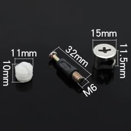 20pcs Thickening 3 In1 Furniture Connecting Hardware Set Cam Screw Eccentric Wheel Nut Cam Lock Nut for Wardrobe Splicing Cabine