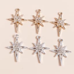 Leslie 10pcs 16*22mm Gold Silver Color Mum Son Crystal Cat Moon Charms for Necklaces Earrings Jewelry Making Accessories