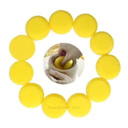 5 Pieces/set Round Sponge Soft Water-absorbent Pottery Sculpture Modeling Moisturizing Sponge Coloring Clean Pottery Tools
