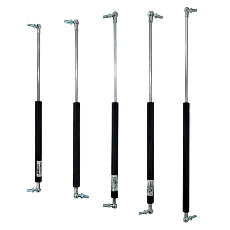2PC 18*8 Rod Gas Spring Folding Hinge Stroke 50-500N Force Lift Support Hole Center Distance 420-550mm Stroke Distance 170-230mm