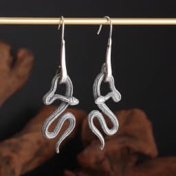 Fashion Personality Gothic Dark Night Bat Zircon Earrings Men and Women Punk Rock Hip Hop Jewelry