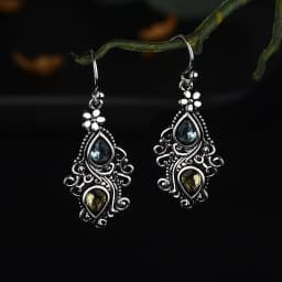 Fashion Personality Gothic Dark Night Bat Zircon Earrings Men and Women Punk Rock Hip Hop Jewelry