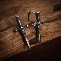 Fashion Personality Gothic Dark Night Bat Zircon Earrings Men and Women Punk Rock Hip Hop Jewelry