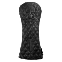 PU Leather Skull Golf Club Headcover Set Golf 460CC Driver and FW Fairway Wood Hybrid Cover