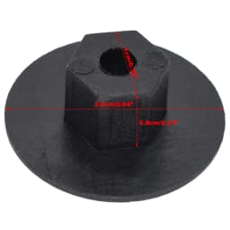 10x 4mm Fastener Nut Cover For Mercedes Benz BMW Fender Mud Flaps Splash Guard Wheel Arch Bumper Panel Retainer Unthreaded Clips