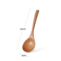 Wooden Spoon Rice Scoop Coffee Stirring Mixing Soup Spoons Natural Cooking Utensils Handmade Home Tableware Cutlery for Kicthen
