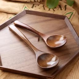 Wooden Spoon Rice Scoop Coffee Stirring Mixing Soup Spoons Natural Cooking Utensils Handmade Home Tableware Cutlery for Kicthen