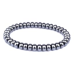 Weight Loss No Magnetic Therapy Bracelet For Men Women Geometric Black Hematite Stone Beads Stretch Health Care Bracelet Jewelry
