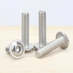 1/50ps M2 M2.5 M3 to M12 304 Stainless Steel ISO7380.2 Hex Hexagon Socket Round Button Flange Head With Washer Collar Screw Bolt