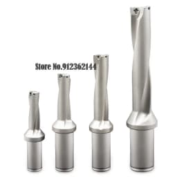 SP Series U Drill Bites Insert Drill Metal Drill Bits 13mm-50mm Depth 2D 3D 4D 5D Indexable U Drill Machinery Lathes CNC Water