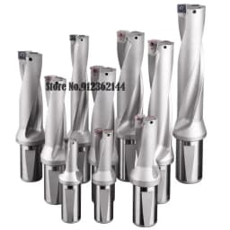 SP Series U Drill Bites Insert Drill Metal Drill Bits 13mm-50mm Depth 2D 3D 4D 5D Indexable U Drill Machinery Lathes CNC Water