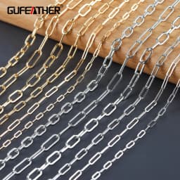 GUFEATHER,1m/lot,C201,diy chain,pass REACH,nickel free,18k gold rhodium plated,copper,charm,diy bracelet necklace,jewelry making