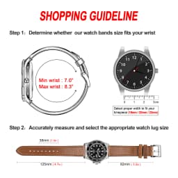 High Quality Horween Genuine Leather Straps Brown Soft Wrap Handmade Cowhide Wrist Bands 18mm 20mm 22mm