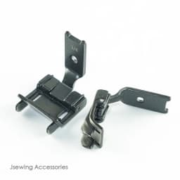 S570DG Double Edge Guide Presser Foot For JUKI 515 1162 Brother 842 845 Twin Needle Sewing Machine Parts Size 0.1cm 0.2cm