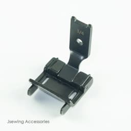 S570DG Double Edge Guide Presser Foot For JUKI 515 1162 Brother 842 845 Twin Needle Sewing Machine Parts Size 0.1cm 0.2cm
