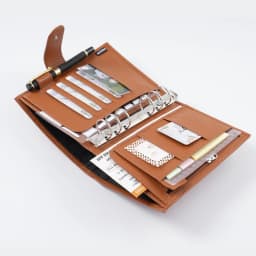 Moterm Regular 2.0 Series Personal Size Rings Planner Genuine Cowhide Pebbled Grain Notebook Organizer Journey Sketchbook Diary