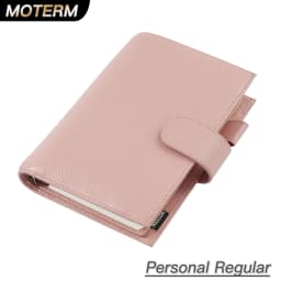 Moterm Regular 2.0 Series Personal Size Rings Planner Genuine Cowhide Pebbled Grain Notebook Organizer Journey Sketchbook Diary