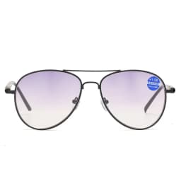 LONSY Double Light Anti Blue Light Reading Glasses Men Women Fashion Pilot Presbyopia Gradient Sunglasses Diopter +1.0 To +3.5