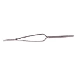 1Piece Cross Lock Stainless Steel Precision Tweezers Reverse Action Tweezer Maintenance Hand Tools 121mm