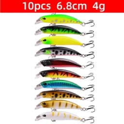 Fishing Lure Kit Fresh/Salt Water  Wobbler Set Crankbaits Isca Artificial Hard Bait Wobblers For Bass Fishing Goods Tackle