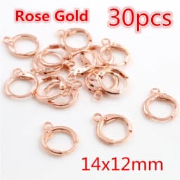 20-50pcs Fashion Bronze Rhodium Gold Silver Plated French Earring Hooks Wire Settings DIY Jewelry Making Findings Accessories
