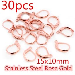 20-50pcs Fashion Bronze Rhodium Gold Silver Plated French Earring Hooks Wire Settings DIY Jewelry Making Findings Accessories
