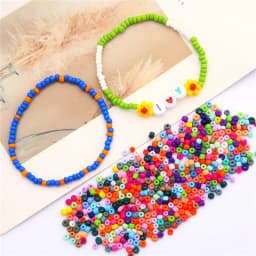 1000Pcs/Bag 3MM Charm Czech Color Glass Seed Beads Round Small Spacer Bead For DIY Handmade Jewel Making Needlework Accessories