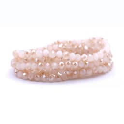 Faceted Glass Beads 2mm-8mm round Czech Crystal Spacer Loose Beads Plated Metallic Colored for DIY Jewelry Bracelet Making