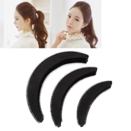 3Pcs/set Volume Headwear Foam Sponge Bump Up Hair Styling Hair Pads Hair Volume Increase Puff Hair Bun Maker Donut Insert Tool