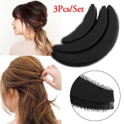 3Pcs/set Volume Headwear Foam Sponge Bump Up Hair Styling Hair Pads Hair Volume Increase Puff Hair Bun Maker Donut Insert Tool
