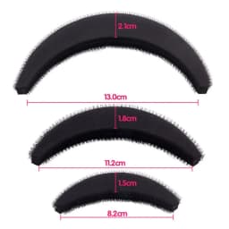 3Pcs/set Volume Headwear Foam Sponge Bump Up Hair Styling Hair Pads Hair Volume Increase Puff Hair Bun Maker Donut Insert Tool