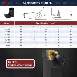 BB CTM MCS LV LBK Screw Clamp Inner Hexagon Pin Screw Lever Screw CNC Lathe Turning Cutting Tools Parts CTM510
