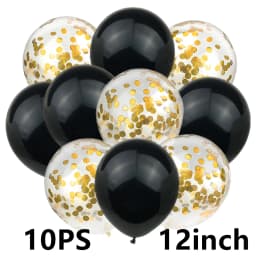 14/10pcs Gold Sliver Latex Heart Valentine's Day Balloons Metallic Gender Reveal Globos Baby Shower Wedding Birthday Party Decor