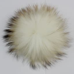 Big Colorful Fluffy Real Fox Fur Raccoon Pompoms With Button DIY Poms Balls Natural Fur Pompons For Hats Caps Shoes Whosale