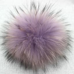 Big Colorful Fluffy Real Fox Fur Raccoon Pompoms With Button DIY Poms Balls Natural Fur Pompons For Hats Caps Shoes Whosale