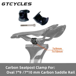 Carbon Seatpost Clamp Oval 7*9 mm Carbon Saddle Rail Parts Seatpost Clamp Suitable For Carbon Road Bike Use