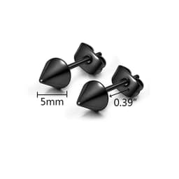 1 Pair Classic Fashion Punk Rock Rivet Spike Tip Cone 316L Stainless Steel Women Men ear Stud Earrings Piercing Body Jewelry