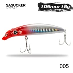 Hunthouse Sasuck 105&140mm 18g&17g Floating Pencil Fishing Lure Wobbler Bait Jerkbait For Fishing Seabass Lipless Long Cast