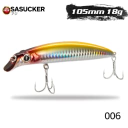 Hunthouse Sasuck 105&140mm 18g&17g Floating Pencil Fishing Lure Wobbler Bait Jerkbait For Fishing Seabass Lipless Long Cast